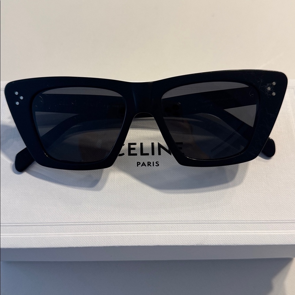 Celine Black cateye Sunglasses